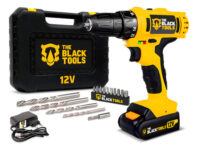 MLB24060776-The Black Tools TB-12E Furadeira Parafusadeira 12V 10mm Sem Fio