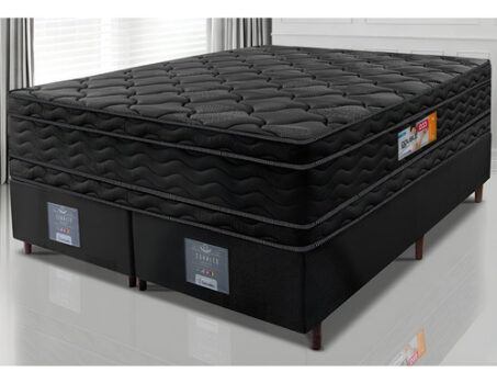 MLB26375186-OrtoFirm Cama Box King Black Espuma D33