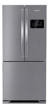 MLB2809850814-Geladeira Brastemp Frost Free Side Inverse 3 Portas 554 Litros Inox BRO85AK