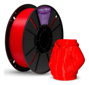 MLB30978728-Filamento PETG Vermelho 1kg 1.75mm
