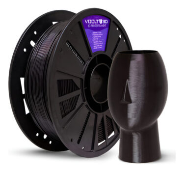 MLB31002299-Voolt3D Filamento PETG HF Preto 1kg 1.75mm