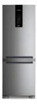 MLB37198175-Geladeira Brastemp Frost Free Inverse 461L Inox BRE59FK