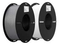 MLB38470103-Filamento 3d PLA Creality 1.75mm 1kg Branco / Cinza