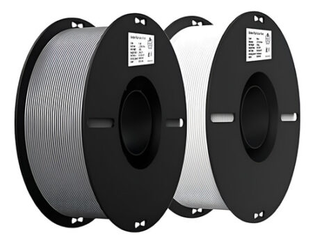 MLB38470103-Filamento 3d PLA Creality 1.75mm 1kg Branco / Cinza