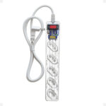 MLB38526234-CLAMPER iCLAMPER Energia 5 Filtro de Linha DPS Bivolt 5 Tomadas 10A Transparente 2 Unidades