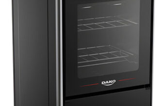 MLB39230178-Dako Magister Grill Fogão 4 Bocas A Gás Mesa Inox Preto