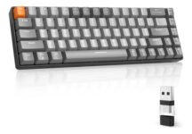 MLB4248700287-Free Wolf K68 Teclado Mecânico Hot-swap Dual-mode QWERTZ