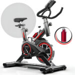 MLB42978348-Redfin Epsilon Bicicleta Ergométrica Spinning 8kg Inércia Preto e Vermelho