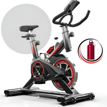 MLB42978348-Redfin Epsilon Bicicleta Ergométrica Spinning 8kg Inércia Preto e Vermelho