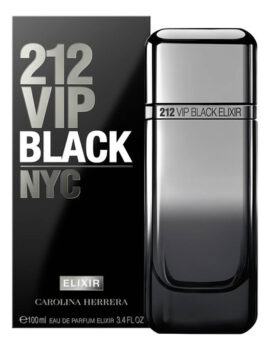 MLB46303844-Perfume Carolina Herrera 212 Vip Black Elixir Eau De Parfum Elixir 100ml Masculino