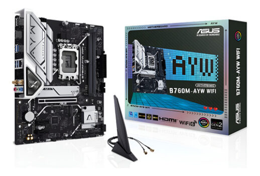 MLB46635954-Asus B760M-AYW WIFI Intel LGA1700 mATX DDR5