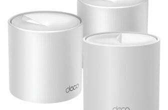 MLB51165965-Kit Roteador Wi-Fi 6 Mesh Deco X10 Dual-Band AX1500 3 unidades - Deco X10 TP-...