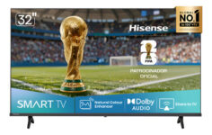MLB54150959-Hisense TV Smart HD 32 Polegadas 32A4NV com HDR10 e DTS Virtual X