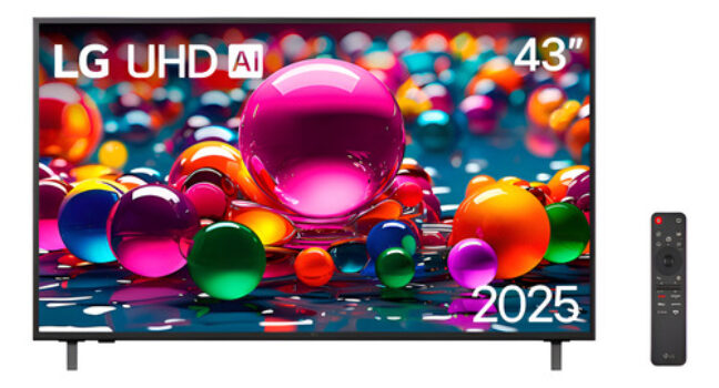 MLB60390574-LG 43AU801 Smart TV 4K UHD α7 AI Gen8 WebOS 25