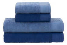 MLB60954851-Buddemeyer Brisa Jogo de Toalhas Banhão 4 Peças Azul