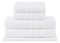 MLBU3170713157-Buddemeyer Jogo de Toalhas Vanilla Extra Soft Banho 5 Peças Branco