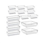 MLBU768245632-Kit Organizadores Com 14 Pecas Multiuso Gavetas Empilhavel