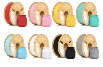 1005007316581315-ELEGOO Filamento PLA Matte 1.75mm 1KG