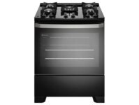 1005009711697913-Electrolux Fogão 5 Bocas Mesa de Vidro Preto FE5GB Bivolt
