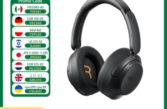1005009940780547-QCY H3 ANC Auscultadores Over-Ear com Cancelamento de Ruído Hi-Res