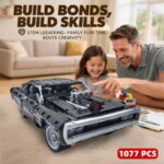 1005010492404150-Blocos de Montar Carro Esportivo Técnico 1077 Peças para Adultos