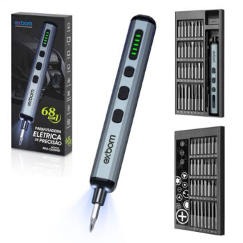 23297729636-Parafusadeira elétrica de precisão recarregável 68 em 1