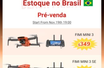 4000271112834-FIMI X8 Mini 3 Drone com Câmera 4K
