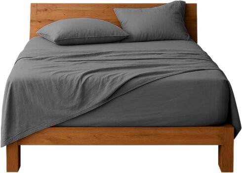 B0D92WD39P-Decolab Jogo de Lençol Malha 100% Algodão Extra Macio