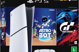 B0FPGF9J2J-Sony Playstation 5 Slim Digital 825GB com Astro Bot e Gran Turismo 7