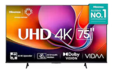 MLB2046815061-Hisense 75A6NV Smart TV 75 polegadas 4K