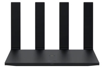 MLB24072938-Roteador Huawei AX2S WS7000 Wi-Fi 6 Dual Band Preto