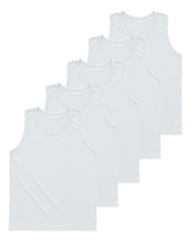 MLB3096419977-Kit 5 Camisetas Regatas Masculina Básica Academia Dry