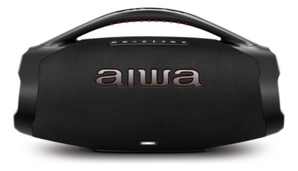 MLB34113516-Aiwa Boombox AWS-BBS-01B 200W IP66 30h Bateria