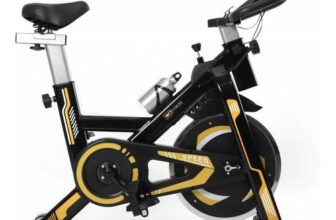 MLB34219371-WCT Fitness Bicicleta Spinning SB04 Roda de Inércia 13kg Preta