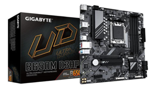 MLB36246298-Gigabyte B650M D3HP Soquete AM5 Micro ATX DDR5