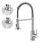 MLB4034041667-Torneira Monocomando Aço Inoxidável Cozinha