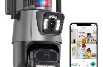 MLB47423886-Câmera Segurança Ip Wifi P11-qq6 Lente Dupla 6mp