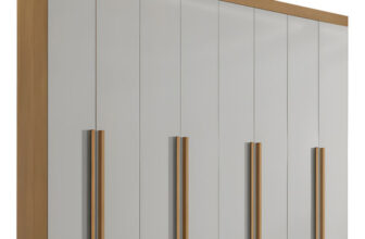 MLB48207178-D'Doro Guarda-Roupa Casal Império 8 Portas Cinamomo/Off White