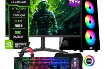 MLB50192742-Setup Ninja Shadow II PC Gamer Intel Core i5 16GB RAM SSD 240GB GT 730 4GB