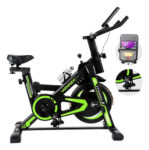 MLB50871746-Bicicleta Spinning Winnek Fitness 13kg Preto Verde