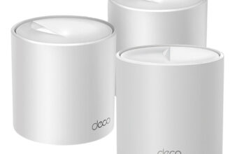 MLB51165965-Kit Roteador Wi-Fi 6 Mesh Deco X10 Dual-Band AX1500 3 unidades