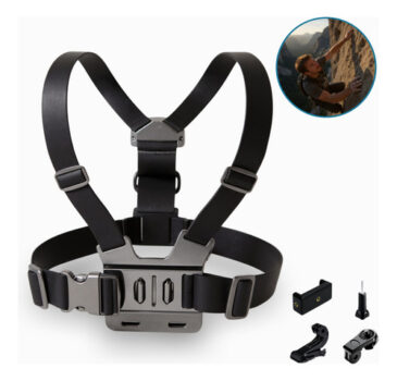 MLB52322083-Salegom Suporte de Peito para Celular Câmera