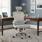 MLB52911735-Luvinco Cadeira Escritório Boston G100 Ergonômica Giratória Mesh Ajuste Lombar