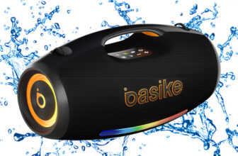 MLB54094597-Basike Boombox RAD252 400W RMS Bluetooth TWS IPX6 60000mAh RGB