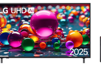 MLB58587883-LG Smart TV Profissional 55AU801 4K UHD Processador α7 AI Gen8 WebOS 25