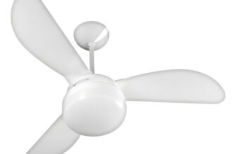 MLB6080711-Ventisol Fênix E-27 Ventilador de Teto 130W 3 Pás Plástico 960mm Branco