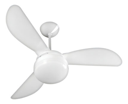 MLB6080711-Ventisol Fênix E-27 Ventilador de Teto 130W 3 Pás Plástico 960mm Branco