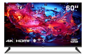 MLB62719533-Smart TV HQ 60" 4K UHD Android HDR Tela Sem Bordas HQS60NKHM