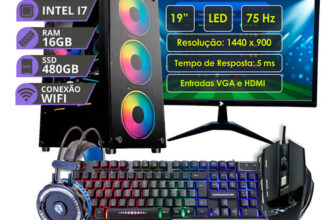 MLBU1988699905-PC Completo Intel Core i7 3.4GHz 16GB SSD 480GB Monitor 19