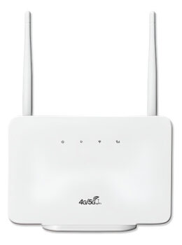 MLBU3394739473-Modem Roteador para Chip 4G 5G Rural com 2 Antenas e WiFi LAN